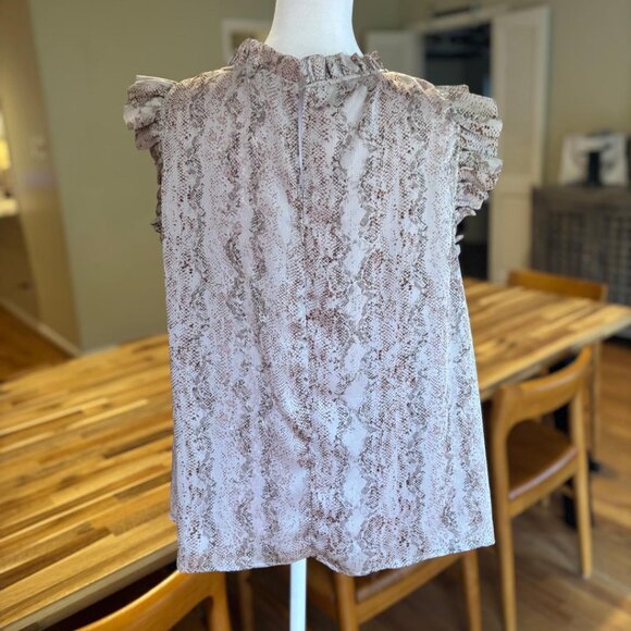 KARLIE Snakeskin Bouse (Size MEDIUM) - Picture 2 of 5